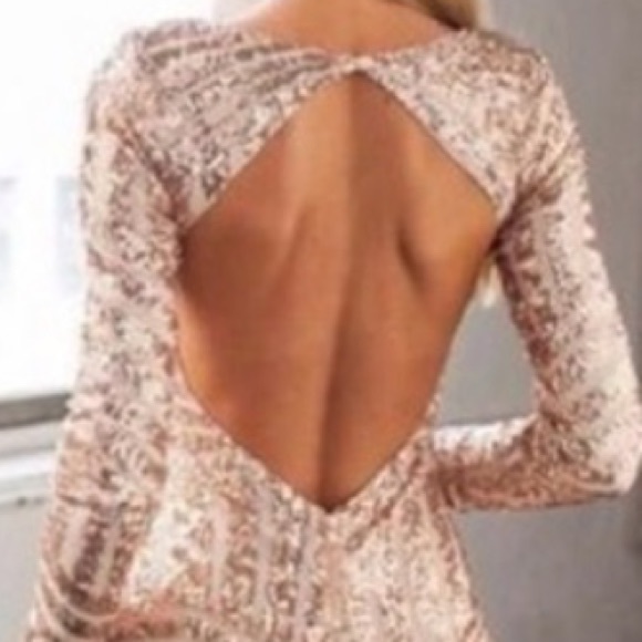 Bee Darlin Mini Sequin Dress Size 7/8 - Picture 3 of 3